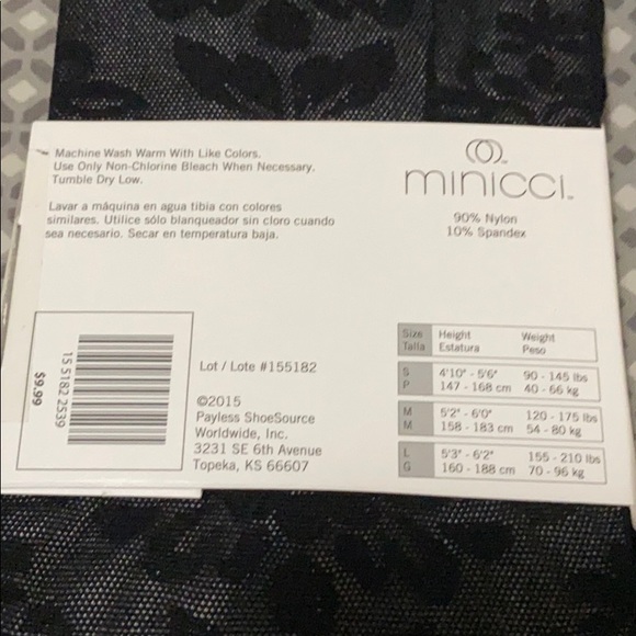 ✨NWT (2) Minicci Tights Medias (designed leggings) - Picture 3 of 6